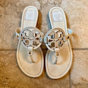 Tory Burch Miller Lizard print sandals